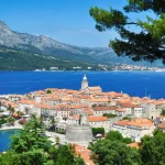 Corcula island, Croatia.